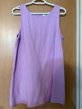 Sleeveless Lavender Mini Dress - Women